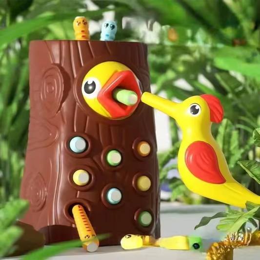 Woodpecker Catching Educational Toy