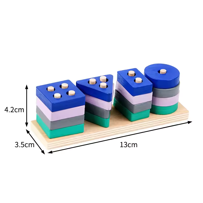 Early Learning Wooden Block Toy