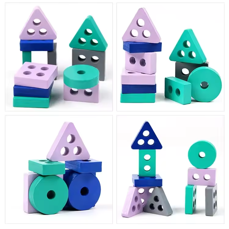 Early Learning Wooden Block Toy